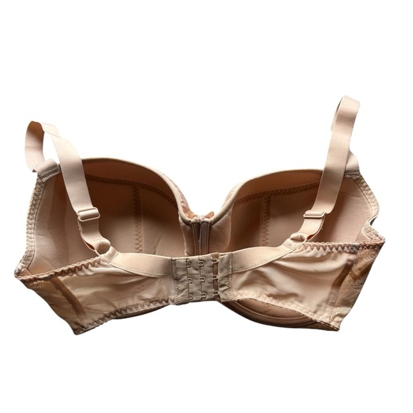 Flirtelle Bra Emma Padded Balconette 32L Beige Nude Underwire FL9131 Coquette - Picture 2 of 7